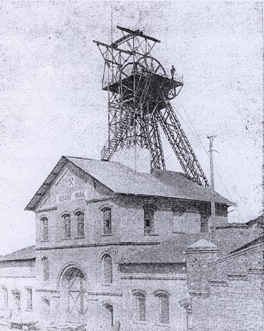 Le puit de la mine Marie en 1935